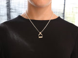 MEDIUM Stirrup Pendant from Chele Clarkin Jewellery