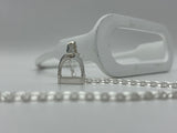 MEDIUM Stirrup Pendant and Chain Set