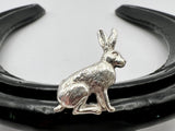 Sitting Hare Stockpin | Chele Clarkin Jewellery