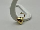 9ct Yellow Gold Heart Padlock Clasp | Preloved from Chele Clarkin Jewellery