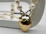 9ct Yellow Gold Heart Padlock Clasp | Preloved from Chele Clarkin Jewellery