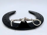 Hunting Whip Stockpin with Horse Head | Small from Chele Clarkin Jewellery