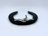 Horn with Sitting Hare Stockpin from Chele Clarkin Jewellery