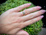 Blue Topaz and Diamond Ring | Preloved from Chele Clarkin Jewellery