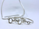 The Original Half Snaffle Hinged Bangle from Chele Clarkin Jewellery