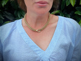 9ct Yellow Gold Byzantine Chain | Necklace| Preloved