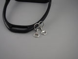 Silver Half Snaffle Bit Boot Zip Pendants by Chele Clarkin