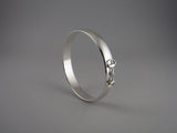 Half Round Bangle Large from Chele Clarkin Jewellery