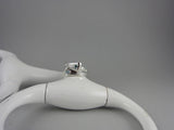 Double Horseshoe Nail Ring with Stones from Chele Clarkin Jewellery