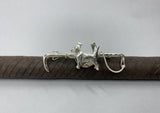 Hunt Whip Stockpin | Large | with Hound on Shoe