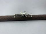 Hunt Whip Stockpin | Large | with Hound on Shoe