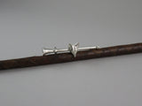 Horn with Fox Head Stockpin from Chele Clarkin Jewellery
