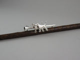 Horseshoe Nail with Hound Couple Stockpin from Chele Clarkin Jewellery