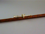 Horn with Fox Head Stockpin from Chele Clarkin Jewellery