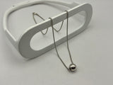 Mini Ball Pendant with Fine Wheatsheaf Chain | End of Line