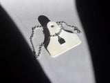Small Cow Ear Tag Pendant from Chele Clarkin Jewellery