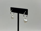 Small Hoop Earrings | Keshi Pearl Drop