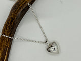 Sample Puff Heart Pendant | End of Line