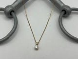 Lab Diamond Pendant | 9ct Yellow Gold | .56ct