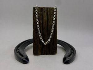 Medium Round Belcher Chain | Sterling Silver from Chele Clarkin Jewellery