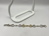 Snaffle Bit Bracelet | Small | Two-Tone Metal