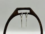 Hoop Earrings with Horseshoe Nail Drop
