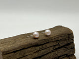 Freshwater Pearl Stud Earrings | Pink | Chele Clarkin Jewellery