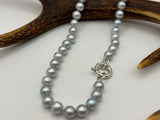 Grey Freshwater Pearls | Baroque | 9.0mm