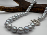 Grey Freshwater Pearls | Baroque | 9.0mm