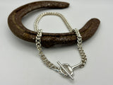 Single Curb Necklace with Half Snaffle Clasp | One-Off