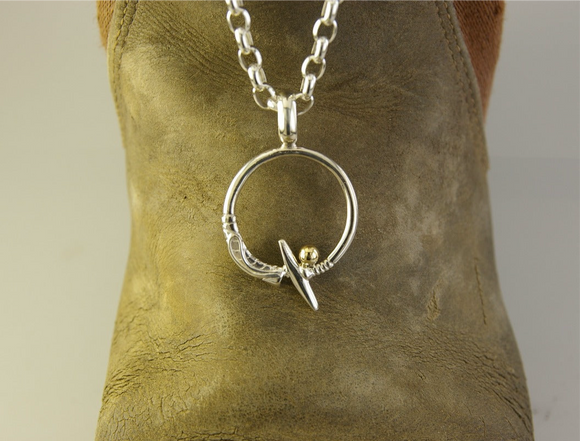 Round Polo Stick Pendant