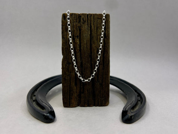 Medium Oval Belcher Chain | Sterling Silver from Chele Clarkin Jewellery