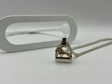 MEDIUM+ Stirrup Pendant with Jumping Horse and Rider