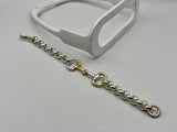 Two-Tone Snaffle Belcher Bracelet | Medium