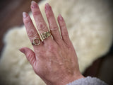 Large Half Snaffle Ring | Two Tone | Preloved