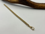 9ct Yellow Gold Single Curb Bracelet | Preloved
