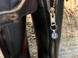 Horseshoe Disc Zip Charm