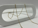 9ct Yellow Gold Fine Diamond Cut Curb Chain | Preloved