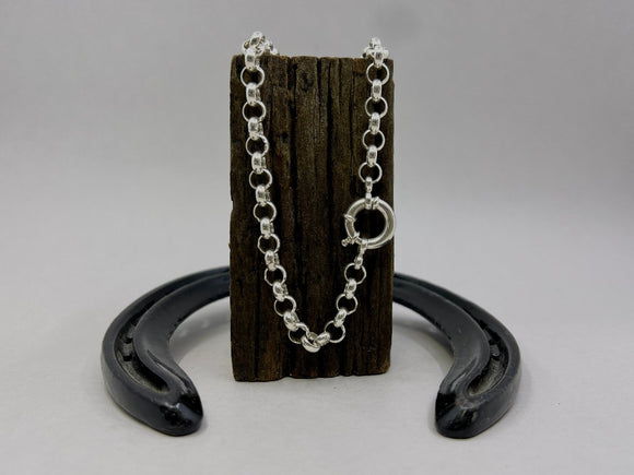 Large Round Belcher Chain | Sterling Silver from Chele Clarkin Jewellery
