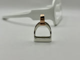 Large Stirrup Pendant | Two Tone | Preloved