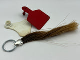 Cow Tail Keyring