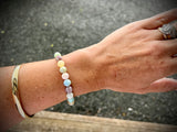 Polished Gemstone Bead Bracelet | by Lynaire Kibblewhite