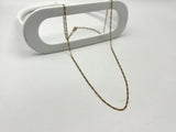 9ct Yellow Gold Fine Figaro Chain | Preloved