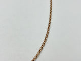 9ct Rose Gold Oval Belcher Chain | Preloved