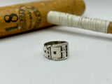 Buckle Ring with Black Diamonds | Large | End of Line | Chele Clarkin Jewellery
