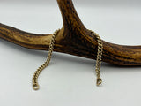 9ct Yellow Gold Single Curb Bracelet | Preloved