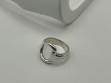 Large Half Snaffle Ring | Sterling Silver | Preloved