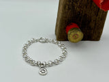 Round Belcher Chain Bracelet with 12 Gauge Charm | Chele Clarkin Jewellery