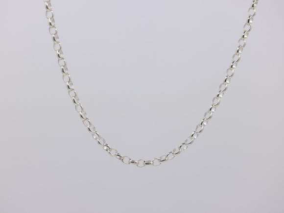 Medium Oval Belcher Chain | Sterling Silver from Chele Clarkin Jewellery