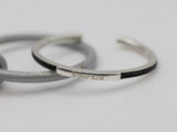 Horsehair Cuff Bangle | Light